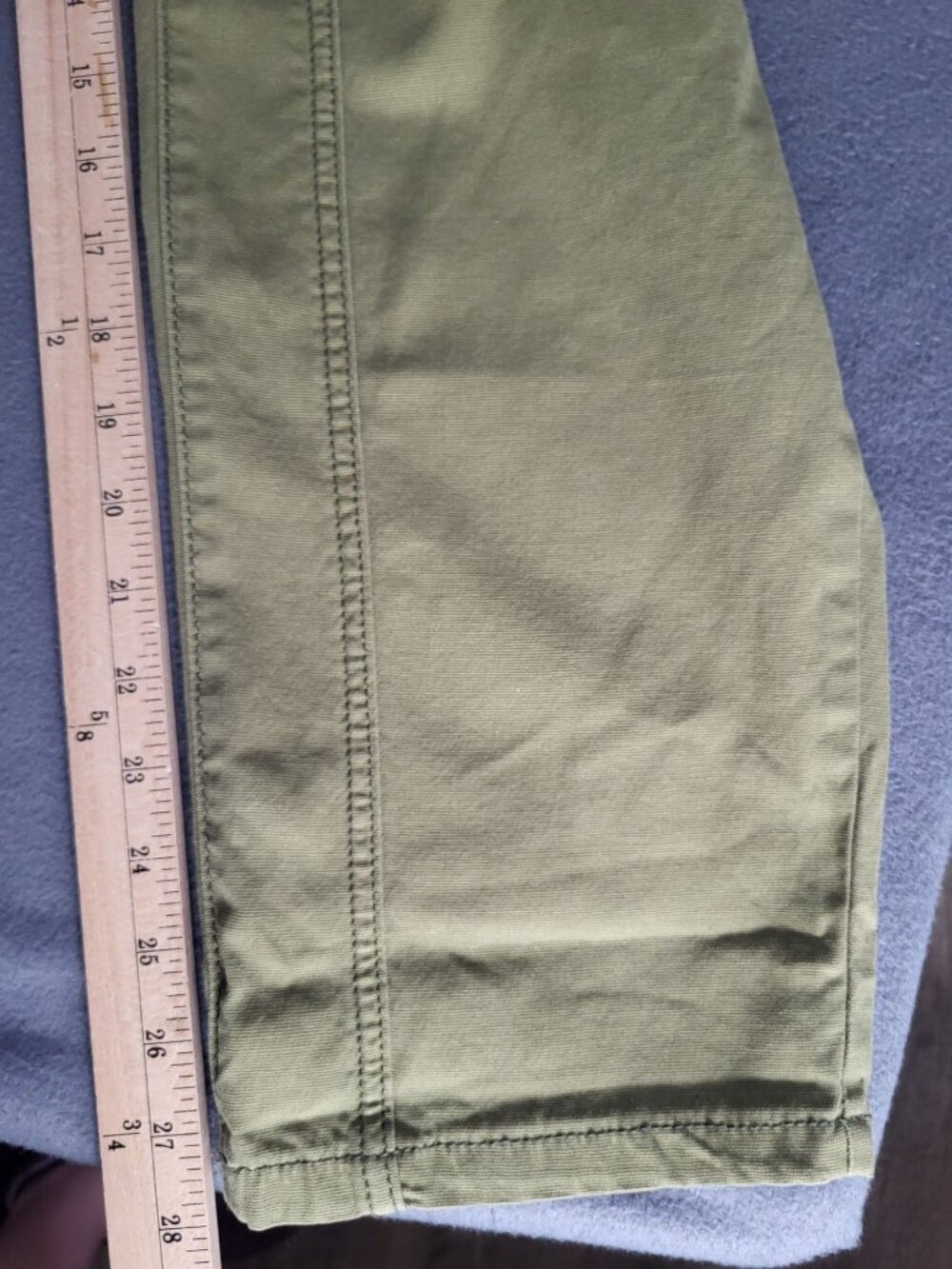 Pilcro Womens SZ 29 The Wanderer Anthropologie Low Rise Trouser Pants Green - Picture 7 of 12
